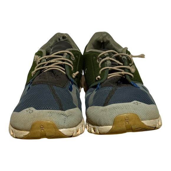 On Cloud Running Shoes Green Blue Gray Men's Size 8,5 Lightweight Trainers - Picture 3 of 8